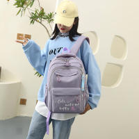 Mochila Escolar Kawaii Fengdong para Niños Impermeable en Tela de Nylon with Forro de Material Bolsa de Hombre Grande - details 1