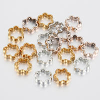 50pcs De Capas De Bolas Espaciadoras En Forma De Flor 12mm Para Hacer Joyas DIY Accesorios Para Collares Y Pulseras - details 3