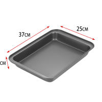 DESEOS Bandeja horno | Bandeja multiusos | Acero al carbono | Fácil de limpiar | Varios tamaños - details 2