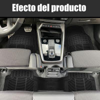 ENERFERO-Juego de 4 Alfombras Para Coche,Alfombra De Goma Para Coche, Alfombrilla Universales Antideslizante, 2 Delanteras y 2 traseras,Color Negro - details 4