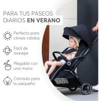 Kikkaboo Silla De Paseo Autoplegable Ciela Para Bebe Con Plastico De Lluvia - details 4