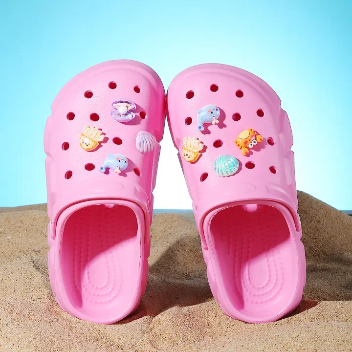 Clogs De Jardín Lindos Para Niñas Sandalias Ligeras De Verano Para Exteriores Zapatillas De Playa Para Niños - 1