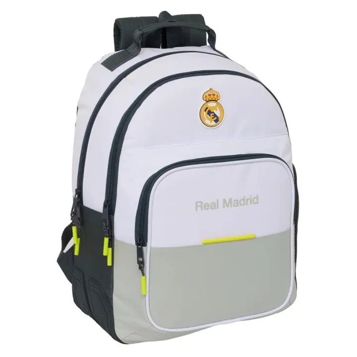 Mochila Doble Adapt.Carro Real Madrid Equip. 25/26 32x42x15 Cm (Safta 612554773) - 1