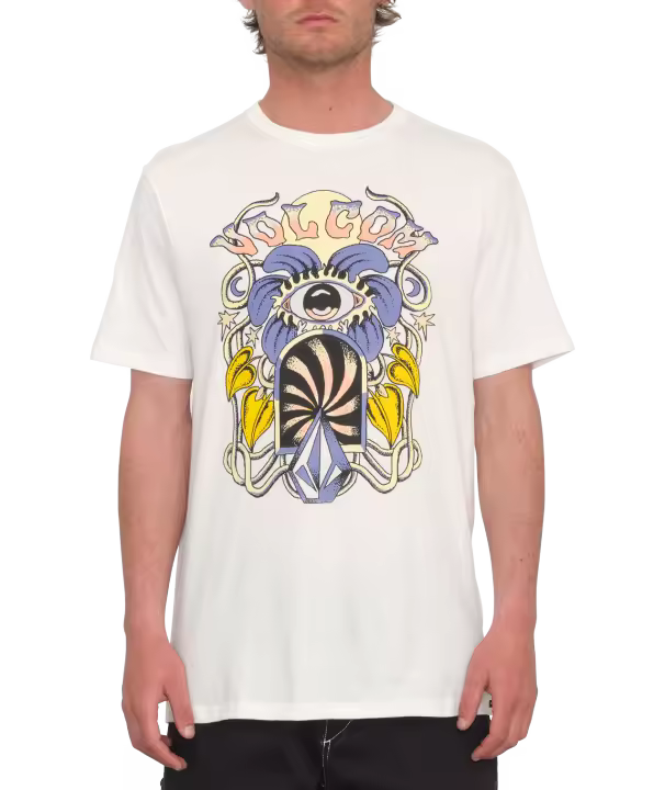 Camiseta de manga corta Volcom Eye See Yew - Off White - 1