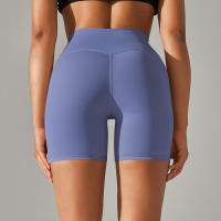 Women Sports Short Yoga Legging Shorts Squat Proof High Waist Fitness Tight Shorts Quick Drying Cycling Workout Gym Shorts - details 14