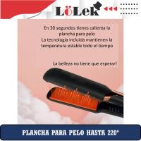 Planchita para Cabello Marca Lolek con Iones Negativos y Placas de Cerámicas - details 2