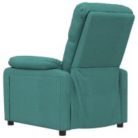 vidaXL Sillón reclinable de tela verde oscuro - details 4