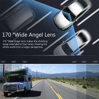 Podofo car DVR USB car Digital Video Recorder cámara oculta grabadora de conducción de visión nocturna 170 ° Registrador de ángulo amplio - details 3