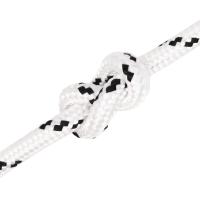 vidaXL Cuerda para barco trenzada poliéster blanco 14 mmx100 m - details 3