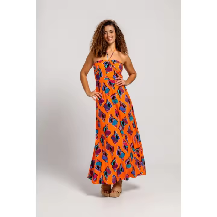 Vestido Halter - Son de mar Lolina Talla S - 1