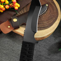 Cuchillo De Cocina Multipropósito Acero Inoxidable Mango De Cuerda BBQ Cuchillo De Carne Y Pescado Para Preparación De Alimentos - details 6