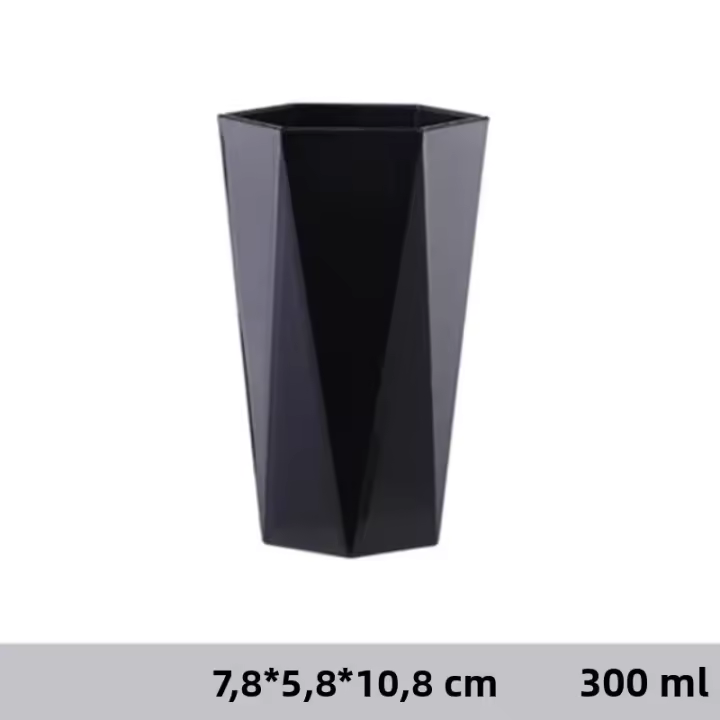 Juego De Copas Para Cepillo De Dientes De 300ML Para Baño Accesorios De Cocina Plástico Blanco Conjunto De Viaje Para Parejas - 1