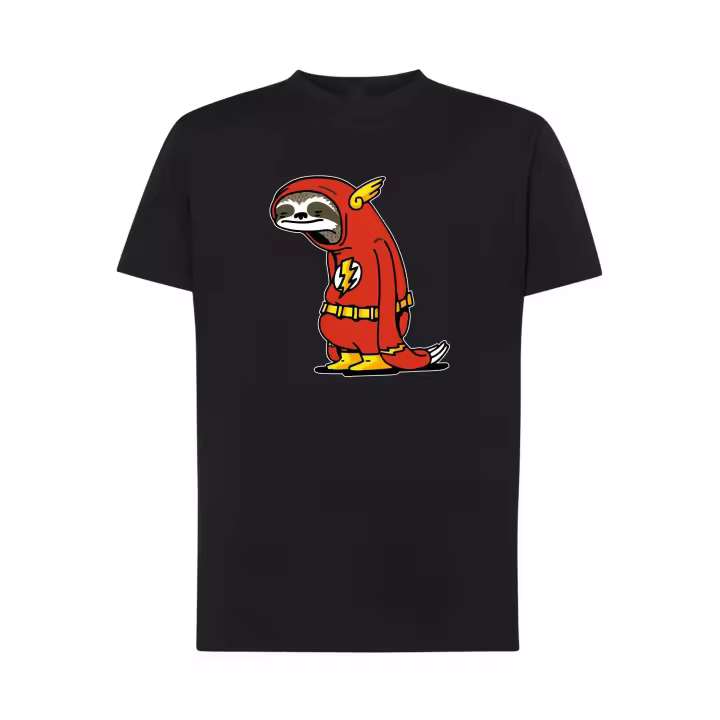 Camiseta Flash Perezoso - series - caricaturas -Unisex - Algodón premium - 1