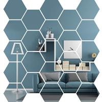 Pegatina De Espejo Redonda Y Cuadrada De Acrílico Pequeño Espejo Circular Para Decoración De Pared Y Mesa En Apartamento Y Casa - details 8