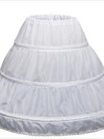 Delantal De Encaje Para Niñas 2023 Con 3 Aros Y Cintura Elástica Vestido De Novia Con Encaje Y Volantes Moda Infantil - details 3