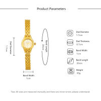 Reloj De Pulsera De Lujo Para Mujer Montre Femme Reloj Para Mujeres Pequeño Elegante De Marca Oro Relojes De Cuarzo Para Chicas - details 1