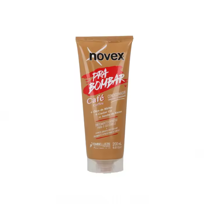 Novex pra bombar café acondicionador 200ml (crecimiento), crecimiento expreso para su cabello. - 1