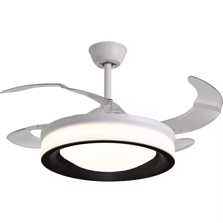 BEL AIR HOME - Ventilador Plafón TITAN Motor DC, Aspas Desplegables, Luz Led 36W, 6 Velocidades - 1