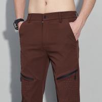 Pantalones Deportivos Casuales Para Hombre Verano 2023 Pantalones Rectos Delgados Cómodos Secado Rápido Adecuados Para Negocios Y Exterior - details 11