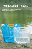 Bolsa De Agua Plegable Portátil Para Camping Y Senderismo 2.5/5/10L Gran Capacidad De Almacenamiento De Agua Durable Bolsa De Agua Para Exteriores - details 8