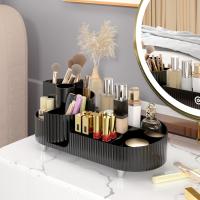 Organizador de maquillaje, Caja de almacenamiento de cosméticos, Organizador de cosméticos giratorio de 360 °, Organizador de maquillaje para brocha de ojos, Caja organizadora de almacenamiento de maquillaje - details 4