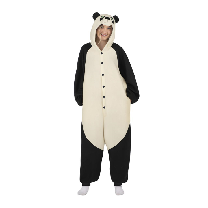 Disfraz Oso Panda Adult Small (Kigurumi con capucha y cola) (My Other Me 209848)