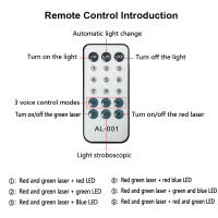 Nuevas Luces De Escenario RGB LED 2024 Rotativas Disco DJ Bola Estroboscópicas Control Remoto Y Sonido Regalo De Navidad Para Fiesta Club Carro - details 10
