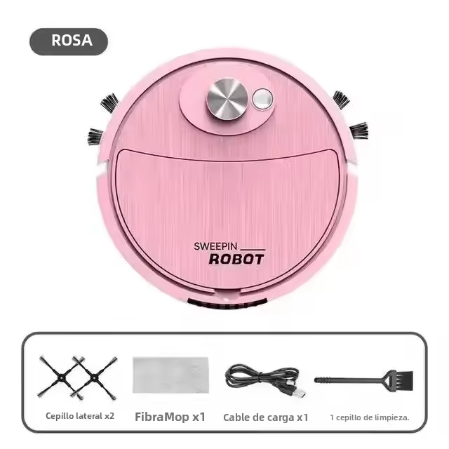 Robot Aspirador Automático Para Pisos Y Fregado Tamaño Portátil Recargable Tríptico De Limpieza Robot De Limpieza Inteligente - 1