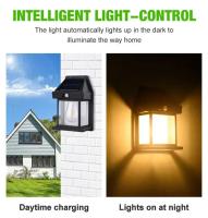 Lámparas De Seguridad Solar Exterior Impermeables Con Sensor De Movimiento Iluminación Automática De Jardín 1-4PCS Luz LED Calor - details 4