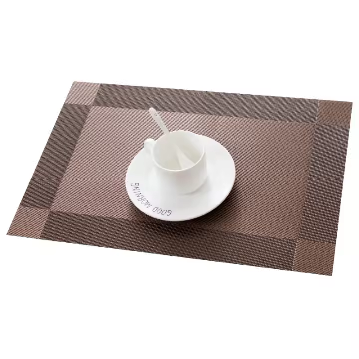 Juego De 4/6 Tapetes Para Mesa Antideslizantes Coasters De PVC Lavables Accesorios De Decoración Modernos Para El Hogar - 1