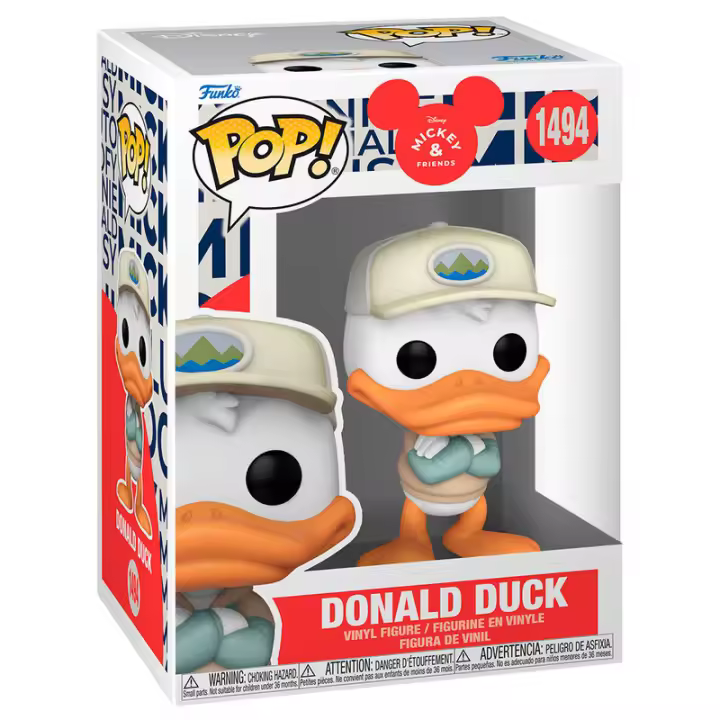 Figura Pop Disney Mickey & Friends Donald Duck-Figura de Vinilo Coleccionable - Idea de Regalo- Mercancia Oficial - Juguetes para Niños y Adultos - Movies Fans - Muñeco para Coleccionistas y Exposición - 1