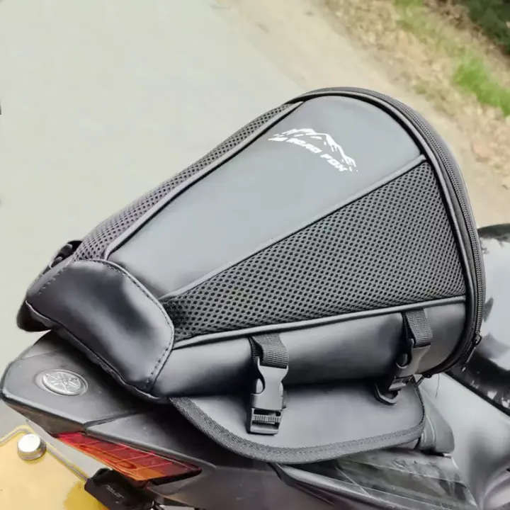 Nueva Bolsa De Cola Para Motocicleta Multifuncional Bolsa De Almacenamiento Para Asiento Trasero De Motocicleta - 1