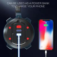 Linterna Portátil LED Para Camping Recargable Por USB Con Indicador De Energía Y Función De Energía Móvil - details 7