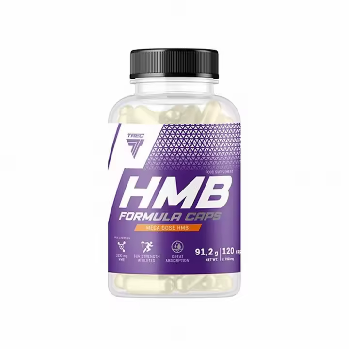 HMB Formula Caps | Aminoácido Esencial | 120 Cápsulas de 760mg | Aumento de Masa Muscular | Reducción de Grasa Corporal | Mejora de la Recuperación | TREC NUTRITION - 1