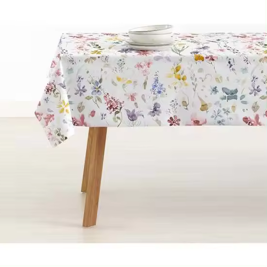 BL BELUM - Mantel Antimanchas Varios Tamaños  - Mantel Tacto Extrasuave Color Multicolor - Mantel 100% Made in Spain Tejido 100% algodón orgánico - Mantel Modelo 0120-415 - 1