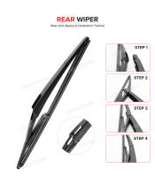 Limpiaparabrisas Trasero 12" Para Nissan X-Trail Rouge T32 2013-2020 Limpieza De Ventanas De Coche Material De Goma - details 1