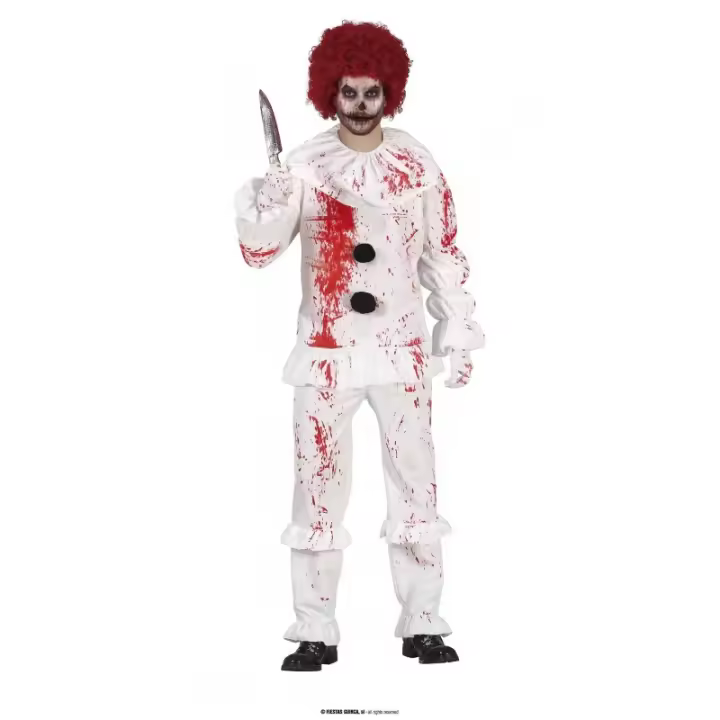 DISFRAZ PAYASO SANGRIENTO ADULTO GUIRCA - 1