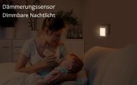 Luz de noche para niños, Brillo ajustable, adecuada para habitación de niños, Escaleras, dormitorio, Cocina, plástico, Blanco Vivo.(1 Pieza) - details 1