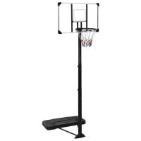 vidaXL Canasta de baloncesto policarbonato transparente 256-361 cm - details 0