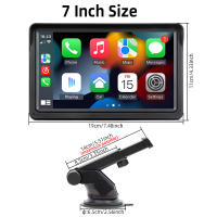 Reproductor Multimedia De Coche HIPPBQCC 7 Pulgadas Con CarPlay Android Auto Pantalla Táctil USB AUX Para Cámara Trasera - details 11