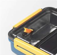 FIAMBRERA TUPPER QUTTIN de plástico y acero inoxidable con 2 compartimentos apta para microondas de 1050ml - details 4
