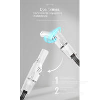 Aspirador Inalámbrico 2 EN1 2025: 16.5Kpa Alta Succión + Luz UV Anticoches | 800W para Hogar/Coche, Tecnología Ciclónica y Filter HEPA | Hatería 40 Min, Depósito 0.6L, plegable | Incluye 3 Accesorios + Bolsa Filtros FREE- ¡OFERTA MIRAVIA! - details 0