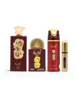 Set Regalo Lattafa Pride Ansaam Gold Perfume Unisex 100 ml + Miniatura | Pack Árabe Lujo, Fragancia Premium y Larga Duración - details 3