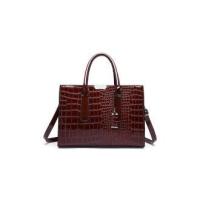 Bolso de mano de lujo para Mujer, Bandolera de Charol PU de Diseño de Cocodrilo, Bolso de Hombre Retro - details 8