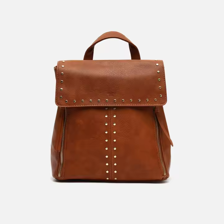 Misako Licha mochila con solapa y detalles metálicos Mochila Mujer - 1