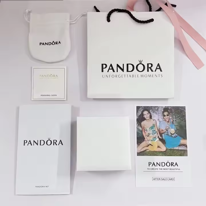 Bolsa de Regalo de Pandora Cajas de Regno grandes y Pequeños (Aptas para colgantes, Collares, anillos, pendientes, tachuelas, etc., only cajas de GIFT, no incluye Joyas) - 1