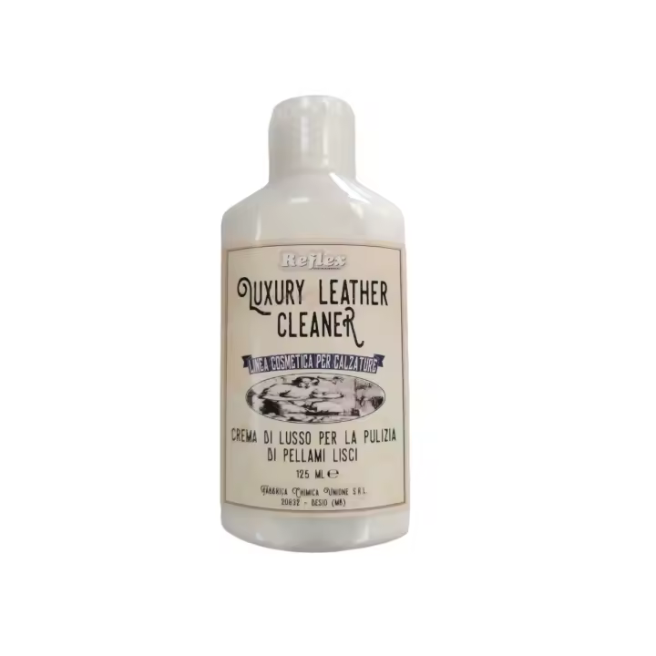 Wabfeet - Crema de lujo para limpieza de cuero liso 125 ml - Restaura y protege los zapatos desgastados - Hecho en Italia - 1