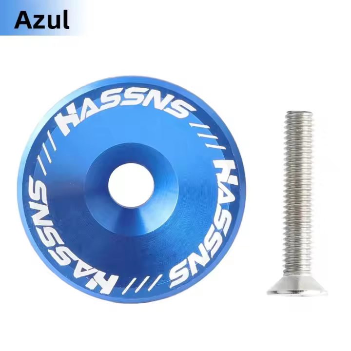 Cubierta De Cabeza De Bicicleta HASSNS MTB Aluminio Aleación Cubierta De Aluminio Para Mountain Road Bike Table Cover Steering Series Top - 1