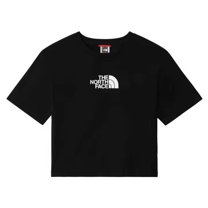 Camiseta de Manga Corta The North Face  para niños unisex en color negro - 1