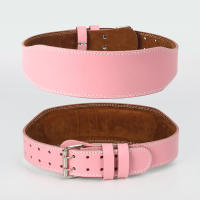 Cinturón De Levantamiento De Peso Para Mujer 10.5cm Ancho Soporte Espalda Fitness Gimnasio Squats Powerlifting Entrenamiento Cross Y Ejercicio Color Rosa - details 0